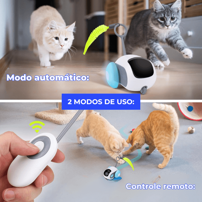 Brinquedo para Gatos Robô Interativo Inteligente