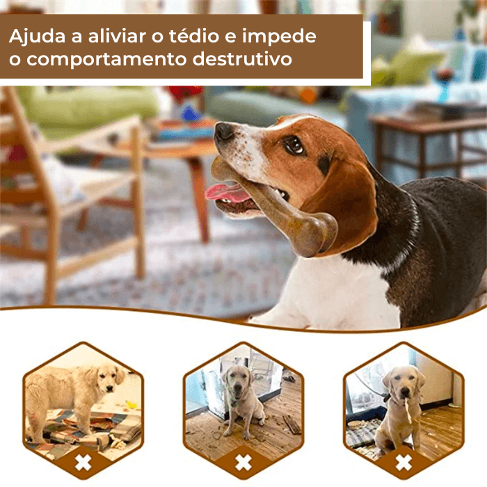 Osso para Cachorro Natural Indestrutível - Promoção