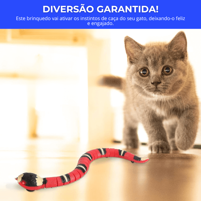 Brinquedo para Gatos Cobra Interativa