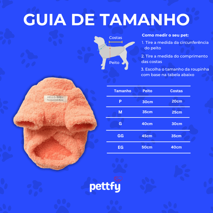 Roupinha Pet Inverno Camisola Quentinha com Suporte para Guia