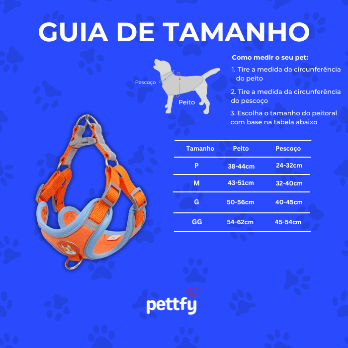 Peitoral Para Cachorro Pequeno Com Guia