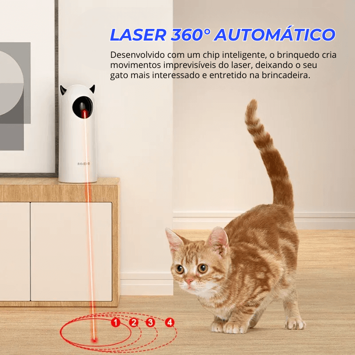 Brinquedo para Gatos Laser Interativo