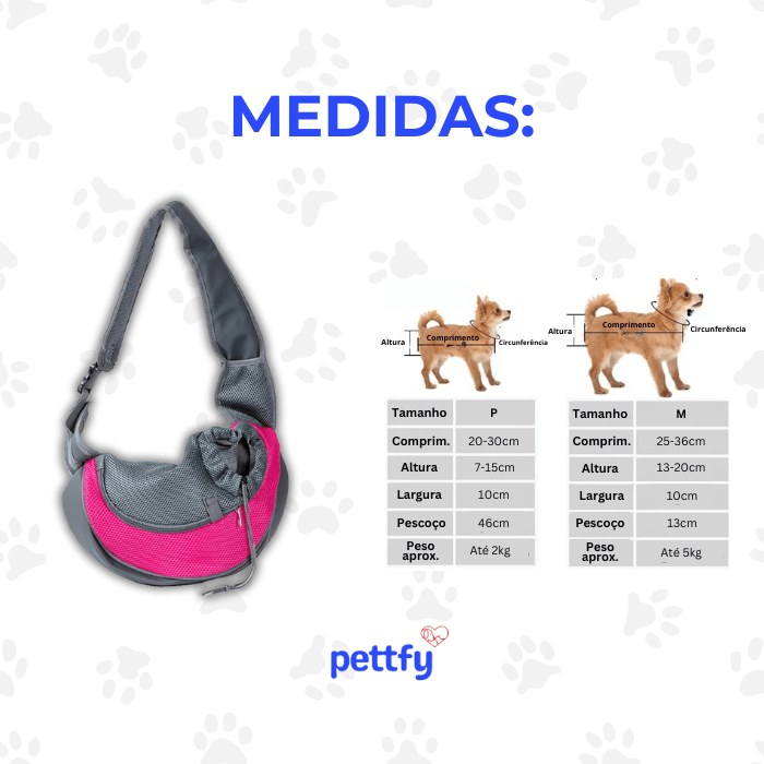 Mochila Canguru Pet Transversal Sling